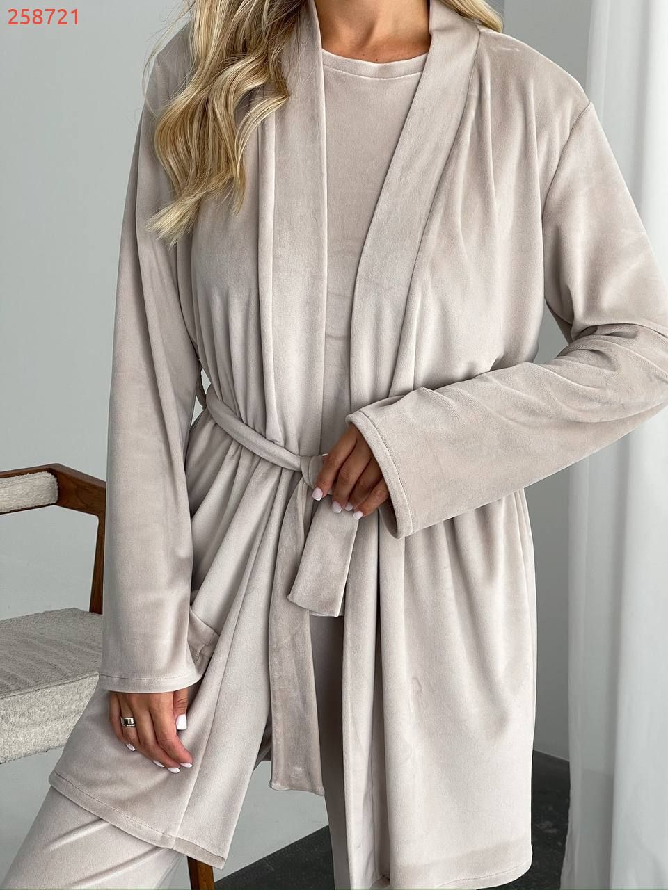 Комплект-трійка бежевий №258721 — фото 6