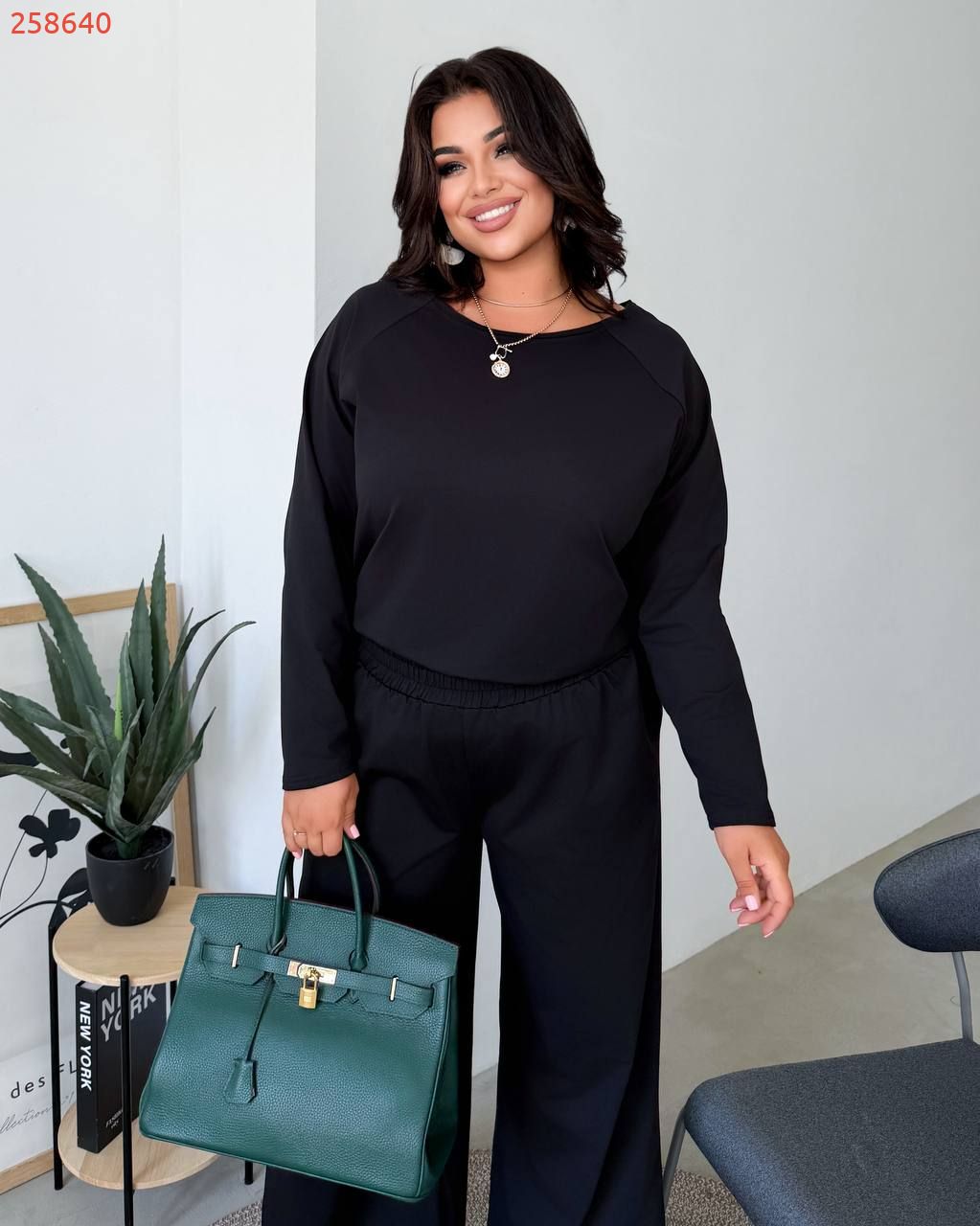Костюм чорний №258640 — фото 4