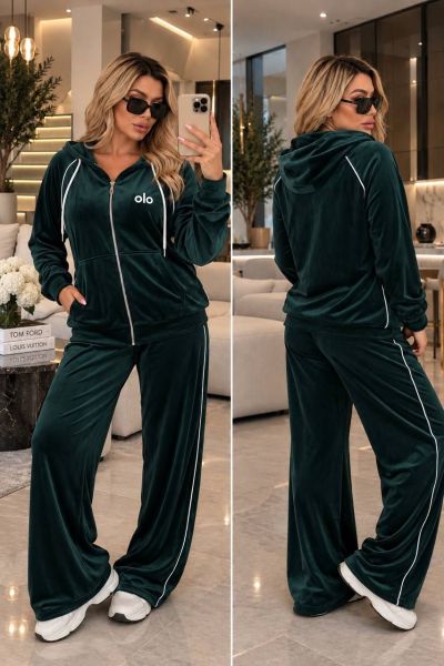 Костюм ізумруд велюровий №259581