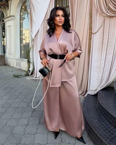 Стильний костюм з шовку моко №258473