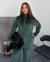 Стильний та комфортний костюм зелений із м’якого велюру №259408 — фото 5