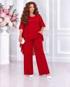 Елегантний червоний костюм №259782 — фото 5