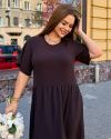 Сукня довга у стилі бохо шоколадна ВЧ №1031 — фото 4