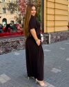 Сукня довга у стилі бохо шоколадна ВЧ №1031 — фото 5