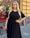 Сукня довга у стилі бохо чорна ВЧ №1031 — фото 4