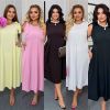 Сукня в стилі ретро з бантом на плечах жовта №257680 — фото 7