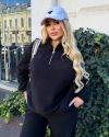 Стильний костюм чорний для прохолодної погоди №260153 — фото 4