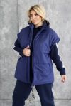 Костюм-трійка: худі + штани + жилет парламент №258508 — фото 9
