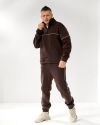 Чоловічий шоколад костюм з тринитки на флісі №259570 — фото 2