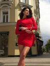 Елегантна сукня червона жіночна та максимально сексуальна №260008 — фото 4