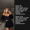 Оксамитовий чорний комбінезон із подвійною спідницею №260020 — фото 3