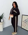 Костюм двійка шоколад на затяжках №259348 — фото 6