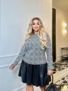 Сукня яка закохує з першого погляду лапка/чорний №258692 — фото 3