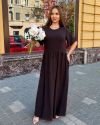 Сукня довга у стилі бохо шоколадна ВЧ №1031 — фото 1